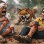 पिसाळलेल्या कोल्हयाच्या हल्ल्यात तिघे जखमी