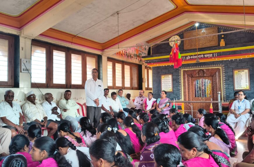 वाटंगी ग्रामस्थांकडून डॉ पाटणे यांना श्रद्धांजली