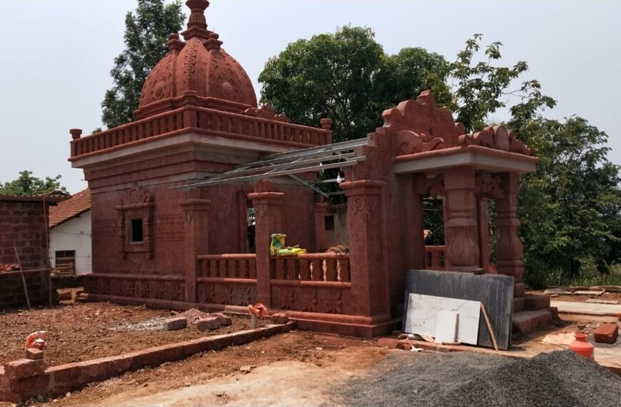 वांटंगी येथील महादेव मंदिर जिर्णोद्धार 7 मे रोजी