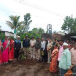 श्रमिक सेवा तरुण मंडळातर्फे किणे येथे वृक्षारोपण