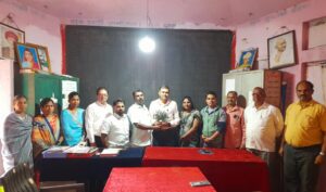 सिरसंगी केंद्रशाळा प्रमुख करवीर गोरे यांचा शालेय कमिटीतर्फे&hellip;